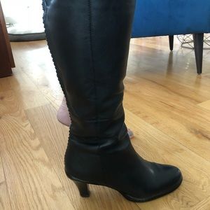 Sofft Tyla II Tall Black Heeled Boots